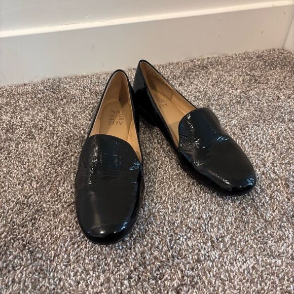 Naturalizer Women's Emiline Slip-On Loafer Black Leather Size 8 - Picture 3 of 15